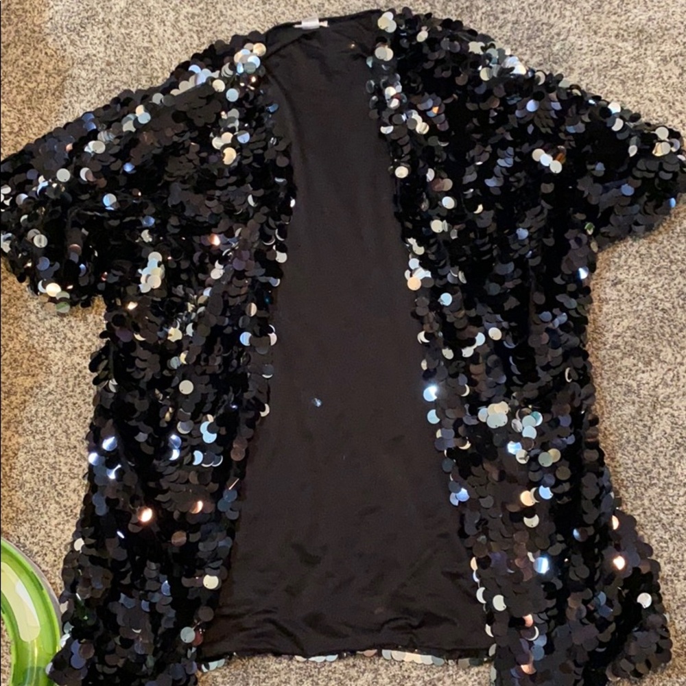 Techno Mermaid Sequin Kimono discontinued